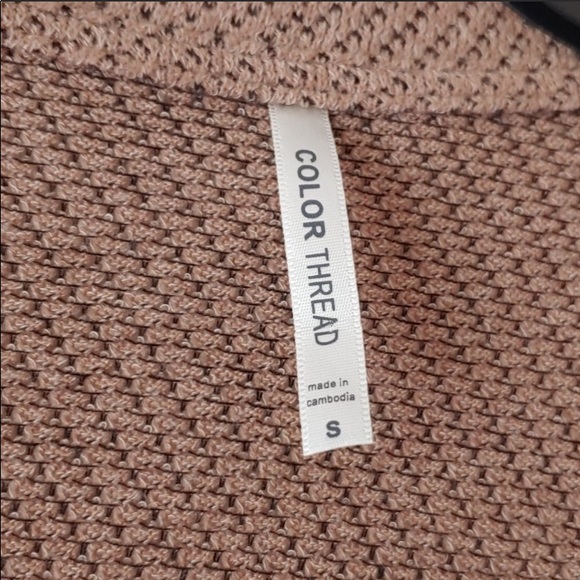 Color thread cardigan Sweater - Picture 2 of 2